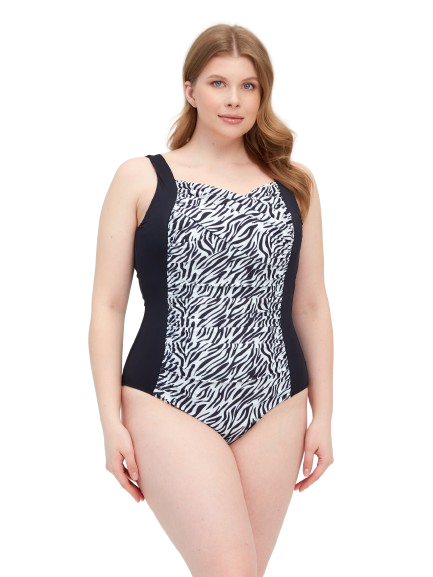 Mastectomy Pocketed One piece Swimsuit. Nadia