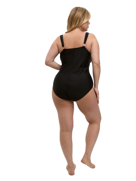 Mastectomy Pocketed One piece Swimsuit. Lida