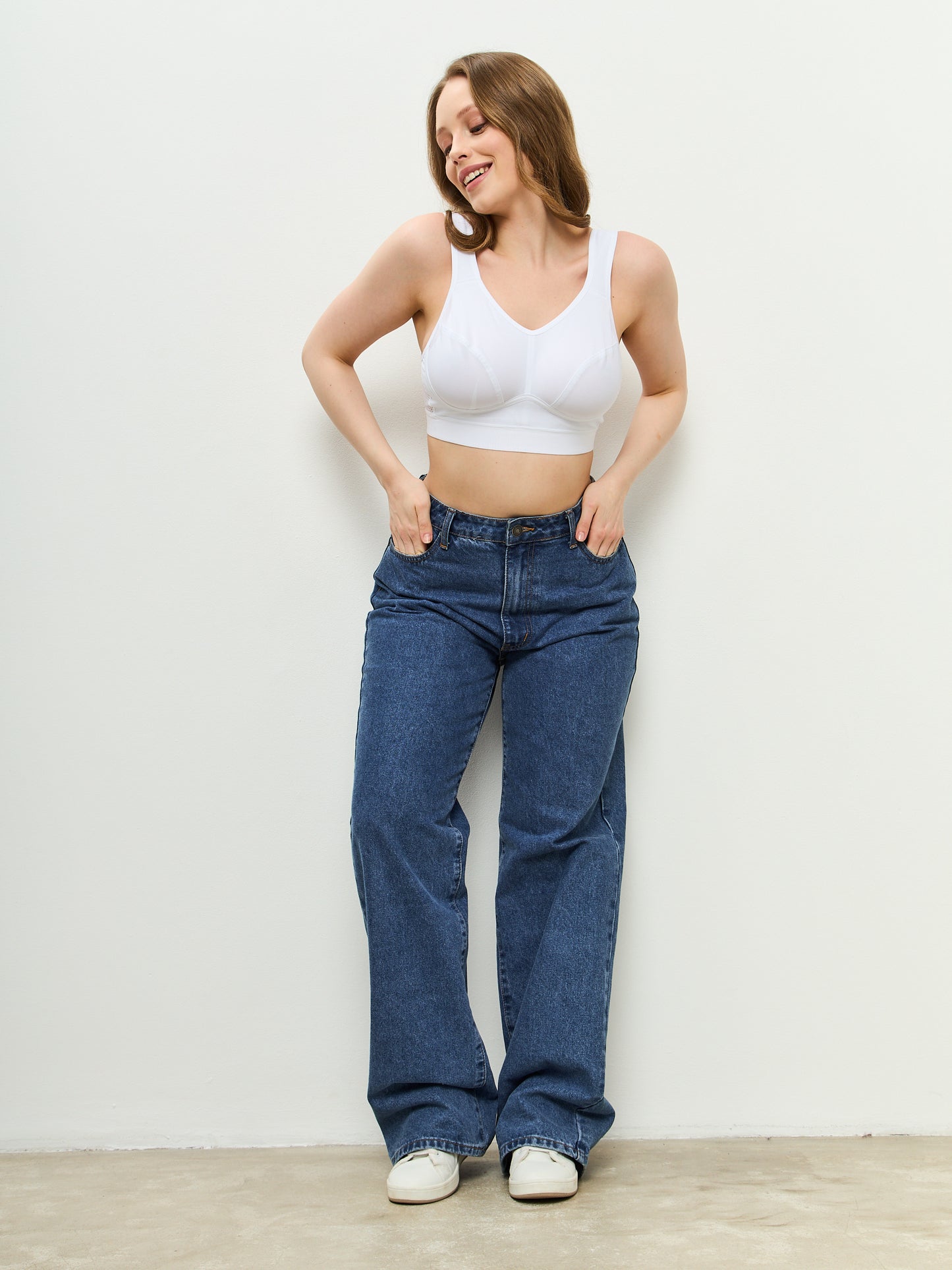 Mastectomy Sport Bra Post-Surgery Plus Size with Pockets for Prosthesis