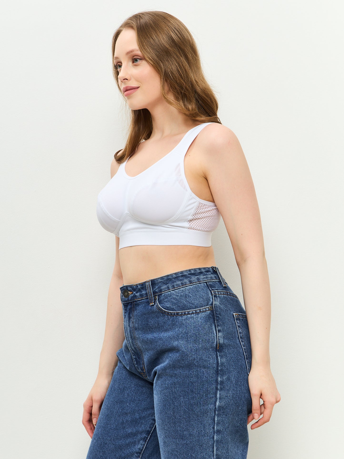 Mastectomy Sport Bra Post-Surgery Plus Size with Pockets for Prosthesis